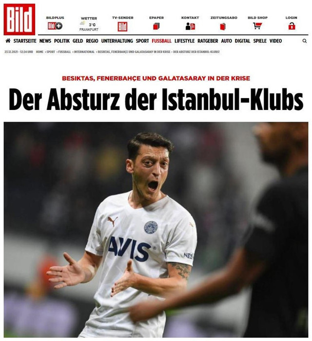 İstanbul takımlarının çöküşü Alman basınında manşet oldu - Resim: 0