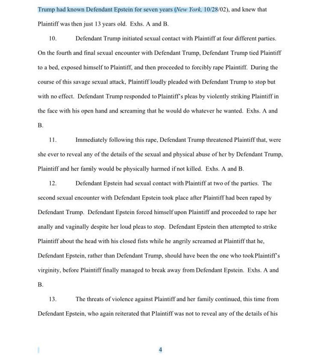 ABD Başkanı Trump'ın çocuk istismarı dosyası ifşa oldu! Anonymous dediğini yaptı - Resim: 3