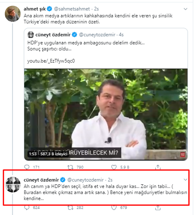 Cüneyt Özdemir ile Ahmet Şık fena birbirine girdi! Soytarı görmek istiyorsan... - Resim: 0