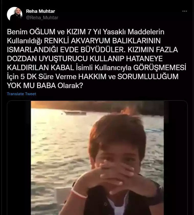 Reha Muhtar doğruladı: 5 dk süre verme hakkım yok mu baba olarak? - Resim: 0