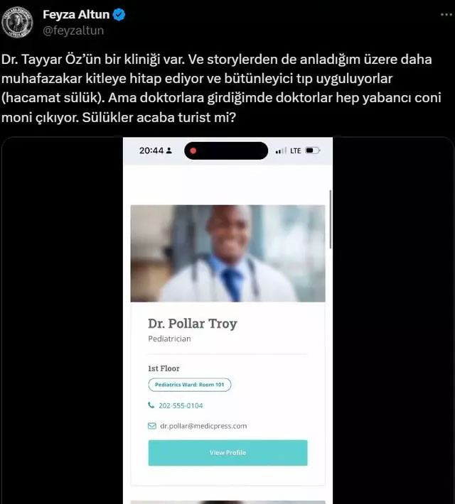 Feyza Altun'un gözünden kaçmadı Dr. Tayyar Öz apar topar kaldırdı - Resim: 0