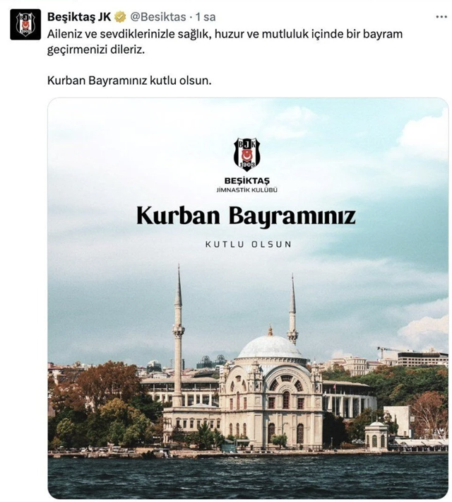 Spor kulüplerinden Kurban Bayramı mesajı - Resim: 2