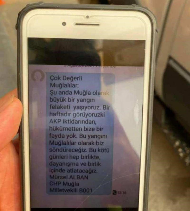 CHP Muğla Milletvekili Mürsel Alban'dan SMS'li provokasyon - Resim: 0