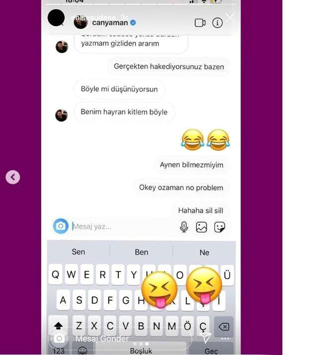 Enise Sude Can Yaman'ın olay mesajlarını ifşa etti ısrarı dikkat çekti - Resim: 3