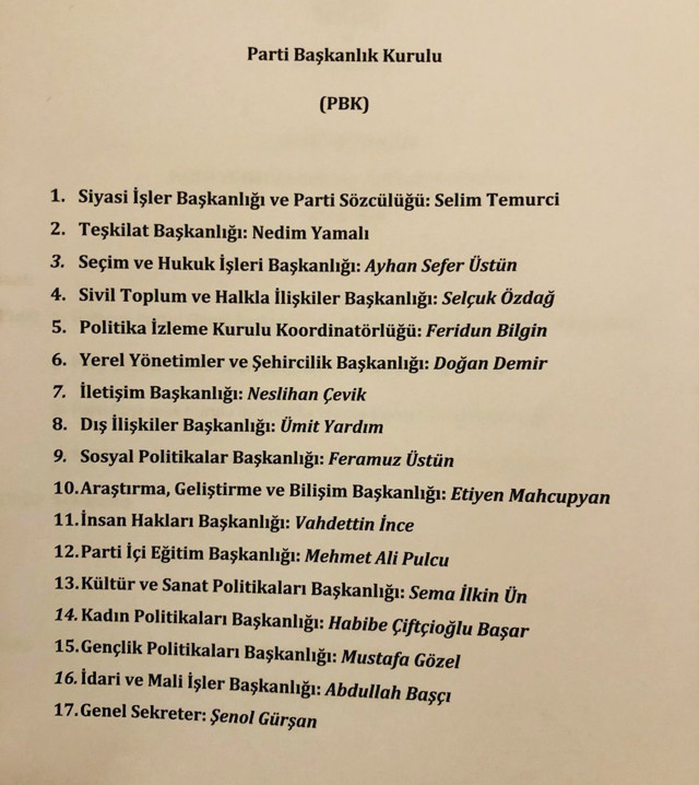 Ahmet Davutoğlu'nun A takımı ve gölge kabine listesi - Resim: 0