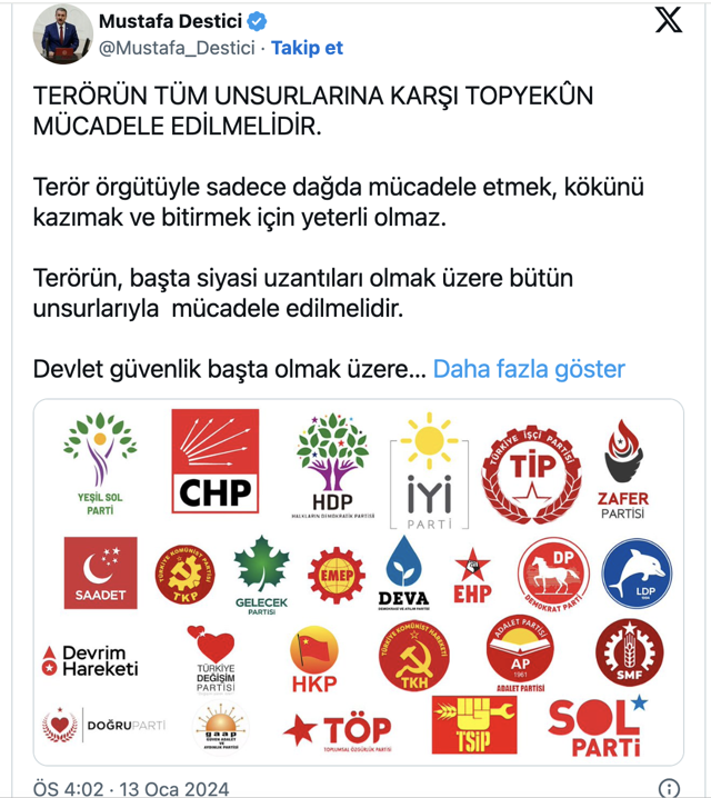 Muhalefeti hedef göstermişti: Mustafa Destici hakkında suç duyurusu - Resim: 0