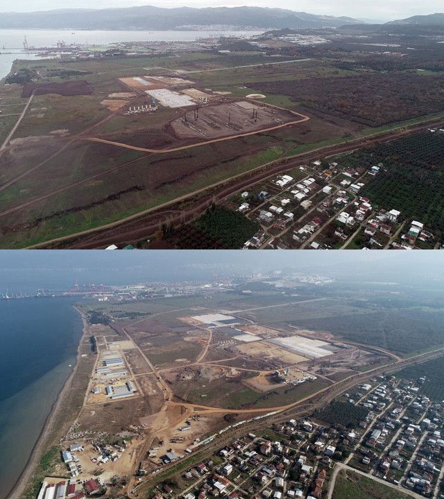 TOGG fabrikasının inşaatı havadan böyle görüntülendi - Resim: 0