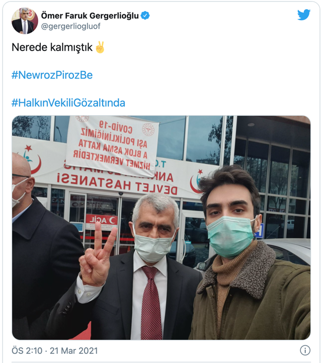 Son dakika Meclis'te gözaltına alınan HDP'li Ömer Faruk Gergerlioğlu serbest bırakıldı - Resim: 1