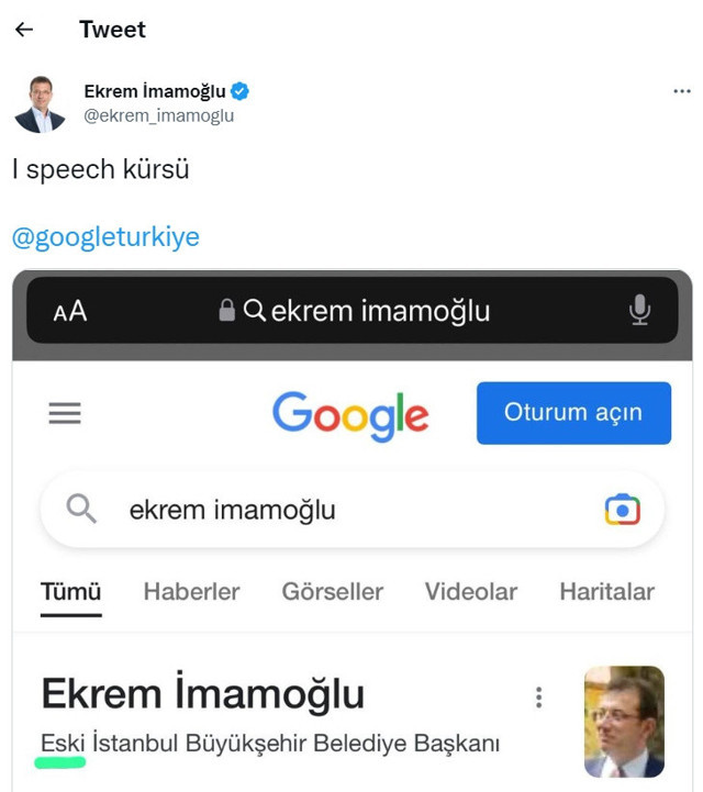 Google'dan Ekrem İmamoğlu skandalı! Adını arattığınızda bakın ne çıkıyor - Resim: 1
