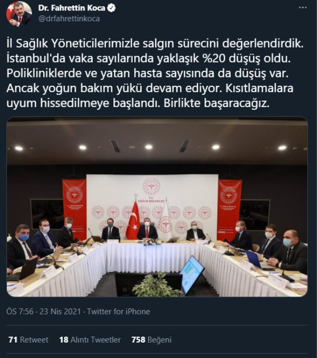 İstanbul'da vaka sayılarında yaklaşık yüzde 20 düşüş oldu - Resim: 0