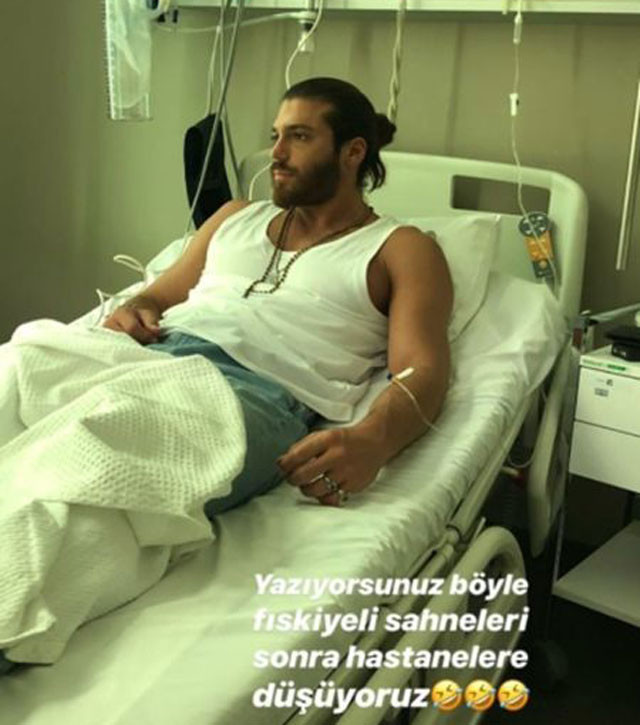 Erkenci Kuş oyuncusu Can Yaman'ı hastanelik eden öpüşme sahnesi!  - Resim: 2