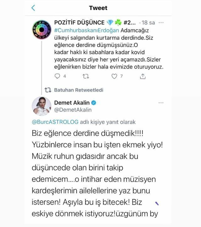 Demet Akalın'dan müzik kısıtlaması açıklaması! Twitter'da isyan etti! - Resim: 3