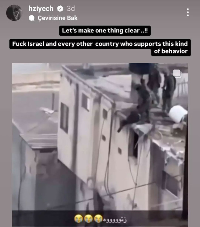 Hakim Ziyech, sosyal medya hesabından Katil İsrail'e tepki gösterdi - Resim: 0