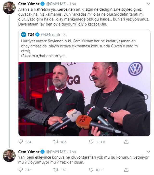 Cem Yılmaz Ozan Güven Deniz Bulutsuz olayında çileden çıktı o iddialara sert çıktı - Resim: 3
