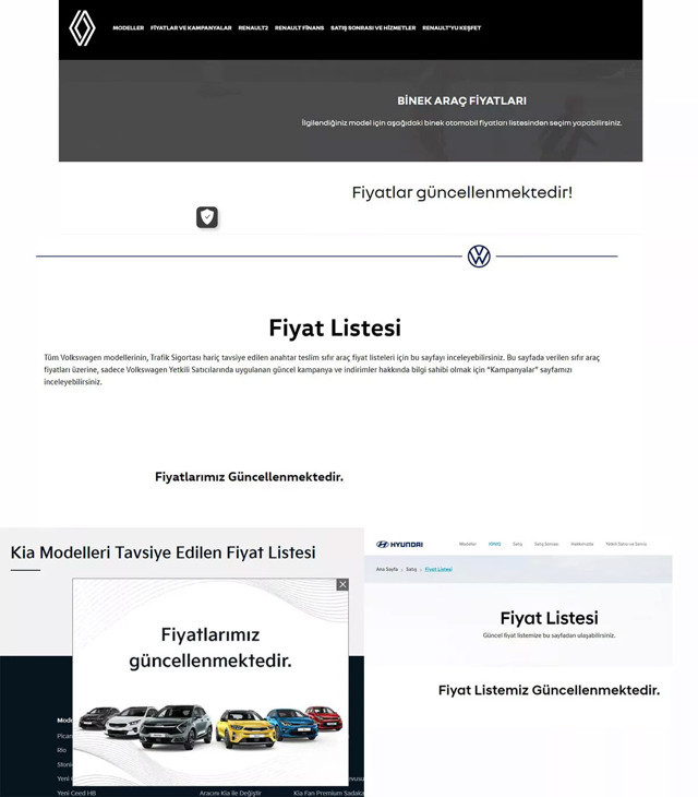 Renault, Volkswagen, Kia ve Hyundai duyurdu! Sıfır araçlar için 'fiyat' kararı - Resim: 0