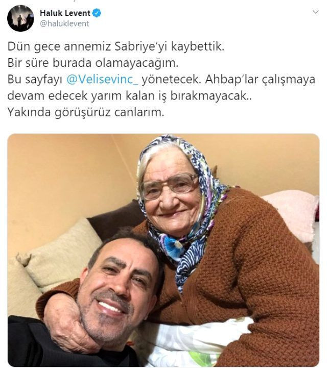 Haluk Levent acı haberi Twitter'dan duyurdu annesi Sabriye hayatını kaybetti - Resim: 3