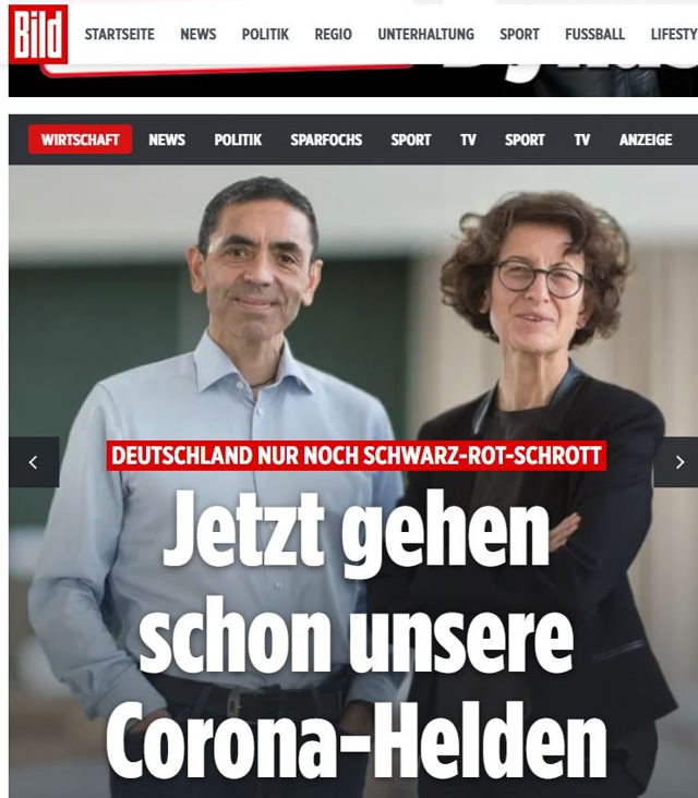 Uğur Şahin ve Özlem Türeci "Almanya'dan kaçıyor!" Corona aşısını buldular Almanlar bıktırdı - Resim: 0