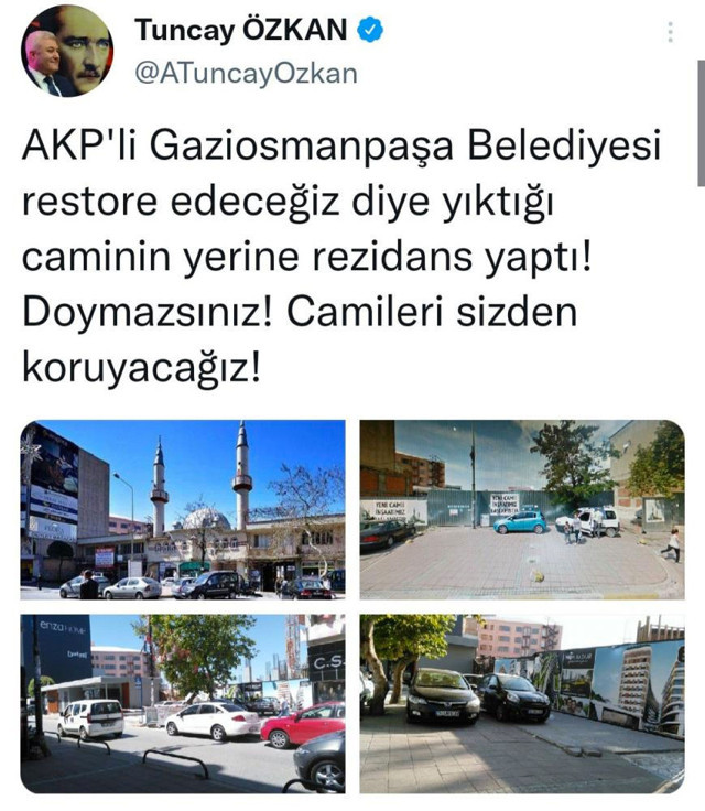 CHP'li Tuncay Özkan'ın 'cami yerine rezidans yaptı' iddiasına Hasan Tahsin Usta'dan fotoğraflı yanıt - Resim: 0