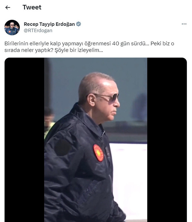 Erdoğan'dan Millet İttifakı'na kalp göndermesi: "Öğrenmeleri 40 gün sürdü, peki biz o sırada neler yaptık" - Resim: 0