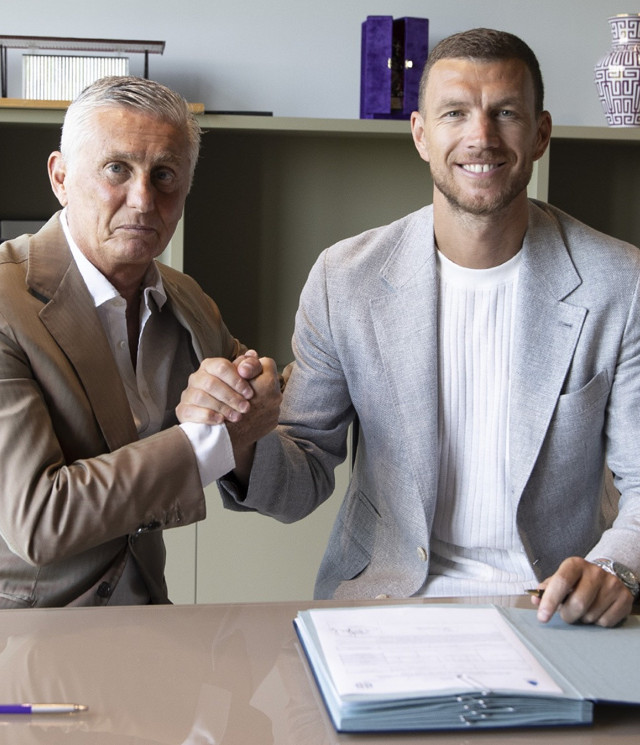 Fenerbahçe'den ayrılmıştı! Edin Dzeko'nun yeni adresi resmen belli oldu - Resim: 0