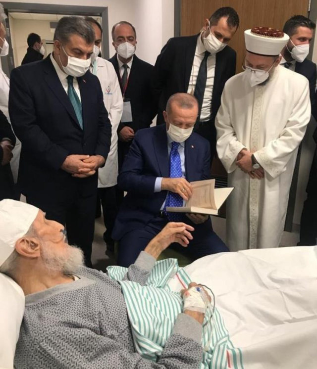 Erdoğan Rize programı yarıda keserek Hafız Abdullah Nazırlı'nın cenazesine katıldı - Resim: 3