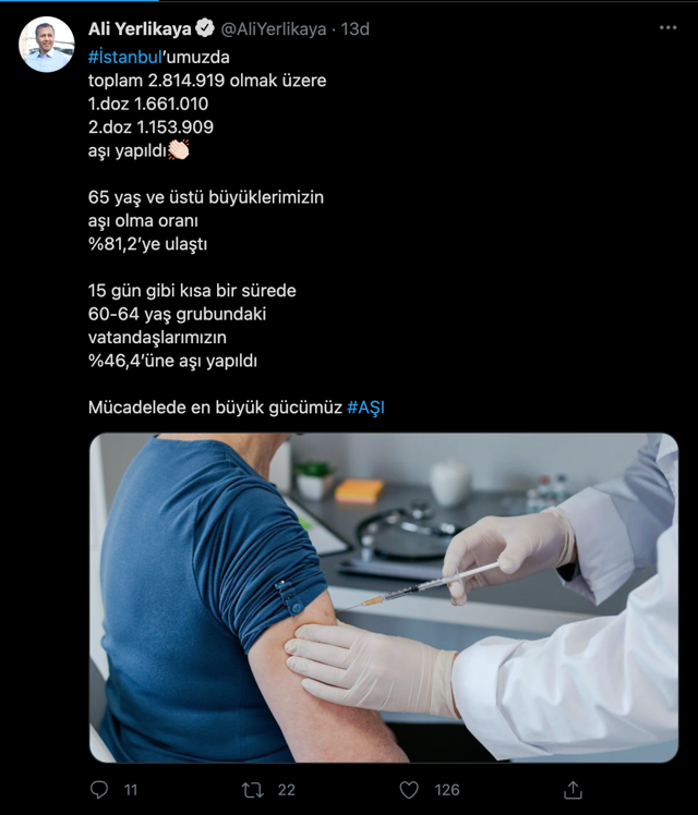 İstanbul Valisi Ali Yerlikaya açıkladı! İstanbul'da kaç kişi koronavirüs aşısı oldu - Resim: 0