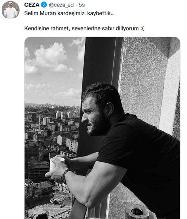 Türkçe rap müziğin sevilen ismi öldü! Ceza, Selim Muran'ın haberini paylaştı - Resim: 1