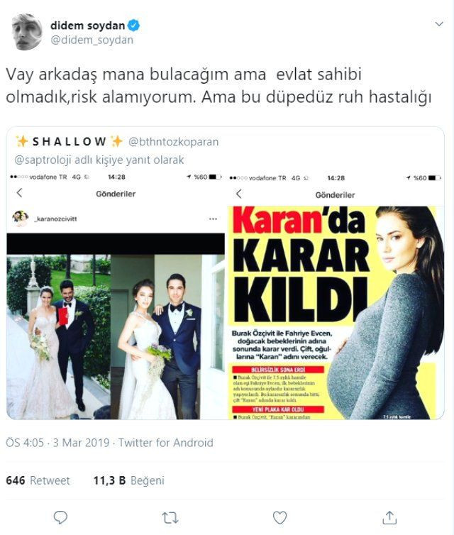 Didem Soydan'dan Fahriye Evcen  Burak Özçivit çiftine ağır sözler - Resim: 3