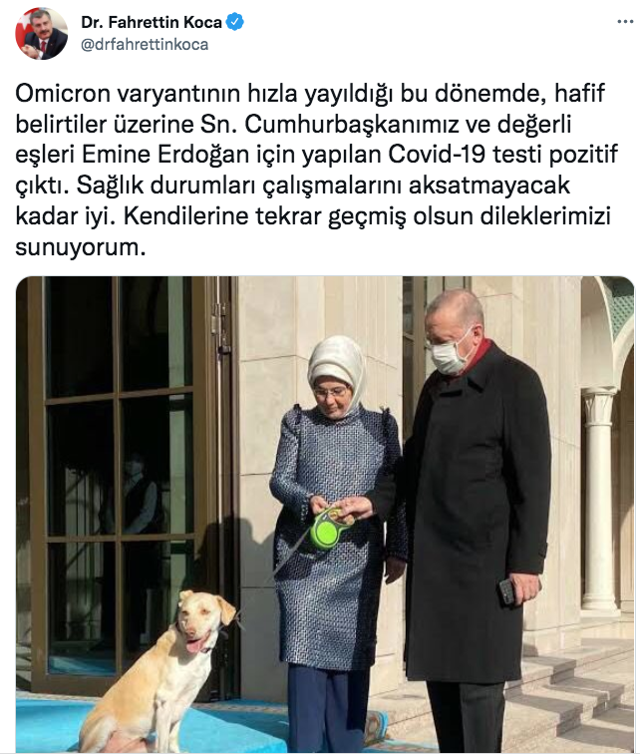 Koronavirüs olan Erdoğan'ın sağlığı nasıl? Fahrettin Koca son durumunu açıkladı - Resim: 0