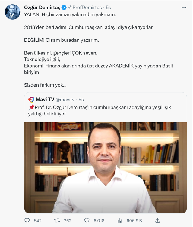 Özgür Demirtaş cumhurbaşkanı adayı mı oluyor? Ersan Şen'den sonra patladı... - Resim: 0