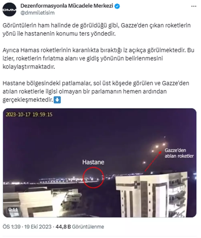 İsrail'in hastane iddiasını Al Jazeera çürüttü! Saniye saniye incelendi: İşte sonuç - Resim: 1