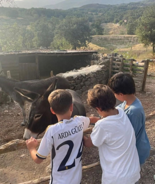 Dünyada yankı uyandıran fotoğraf karesi: Efsane hocanın torunu, Arda Güler formasıyla! - Resim: 0
