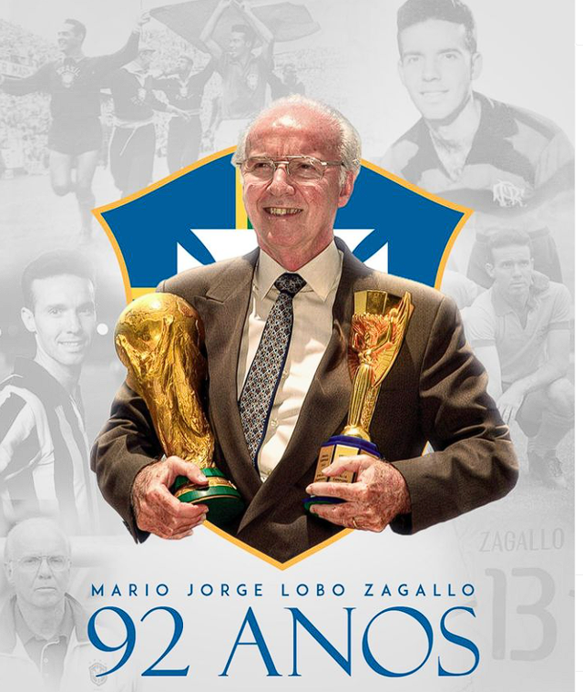 Brezilya efsanesi Mario Zagallo hayatını kaybetti - Resim: 0