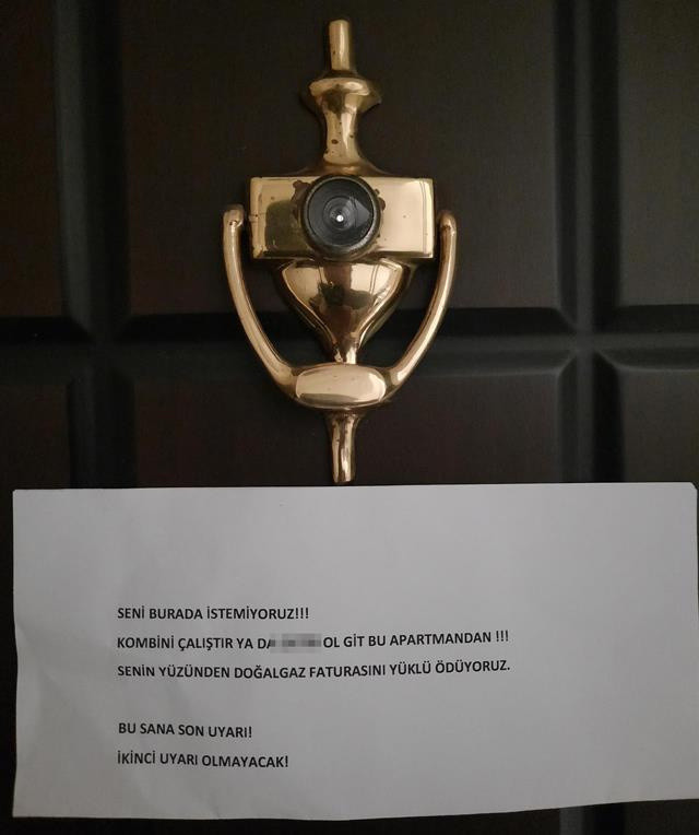 Apartman sakinine akılalmaz tehdit! "Bu sana son uyarı, kombini çalıştır ya da..." - Resim: 0