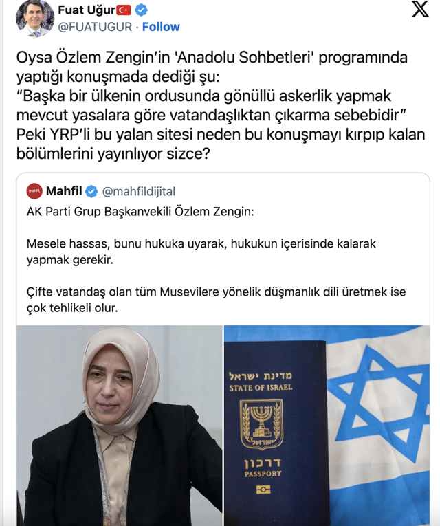 Özlem Zengin'in o sözlerini böyle çarpıttılar! Fuat Uğur gerçeği açıkladı - Resim: 0
