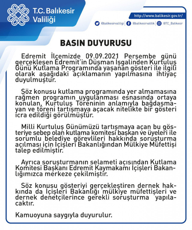 Balıkesir'deki çarşaflı skandal törene soruşturma! Merkeze çekildi! - Resim: 0