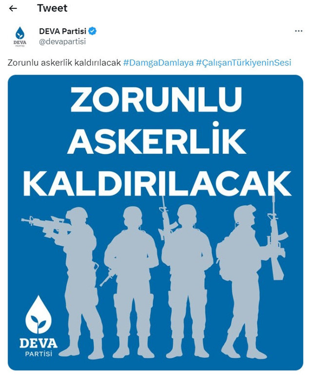 2023 seçimleri öncesi dikkat çeken açıklama! Zorunlu askerlik kaldırılıyor mu? - Resim: 0