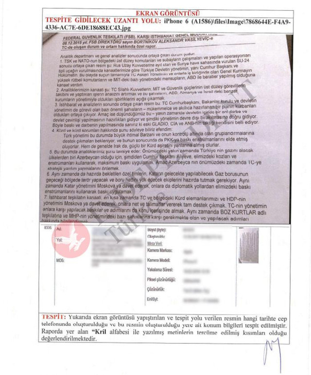 'Rusya'nın Türkiye'ye karşı eylem planı' FETÖ tutuklusu MİT'çi Enver Altaylı'nın dava dosyasına girdi - Resim: 3