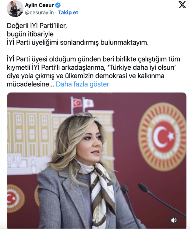 İYİ Parti'de bir istifa daha! 27. Dönem Milletvekili sosyal medyada açıkladı - Resim: 0
