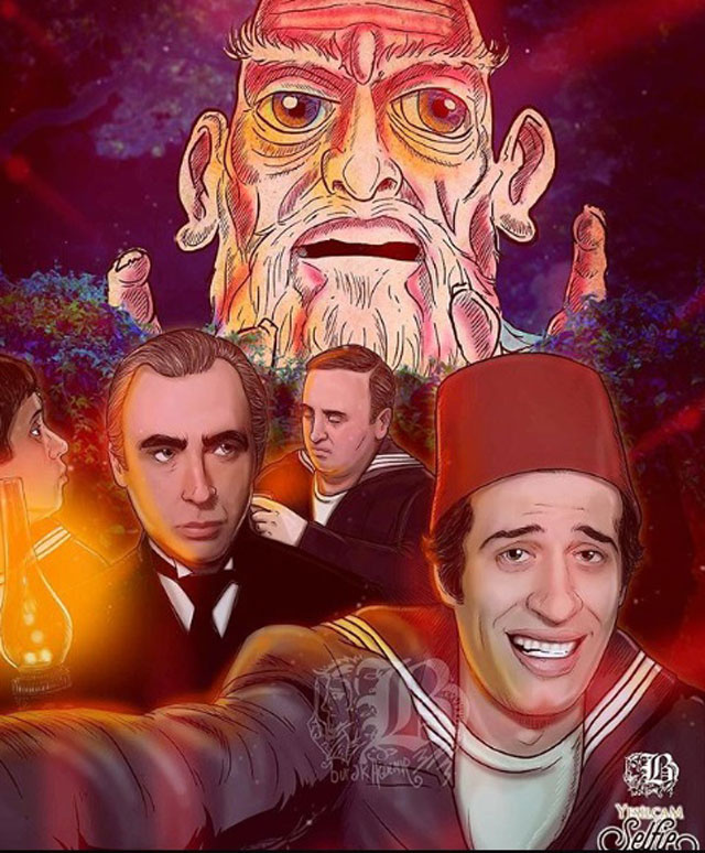 Cüneyt Arkın, Tarık Akan, Kemal Sunal... İşte Yeşilçam selfie serisi - Resim: 3