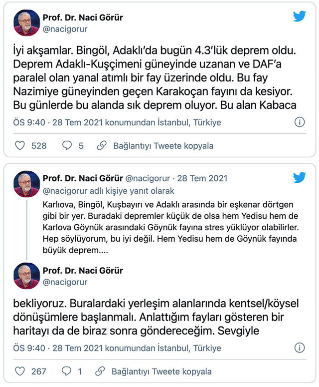 Prof. Dr. Naci Görür'den uykuları kaçıran açıklama! 'Büyük deprem bekliyoruz' - Resim: 0