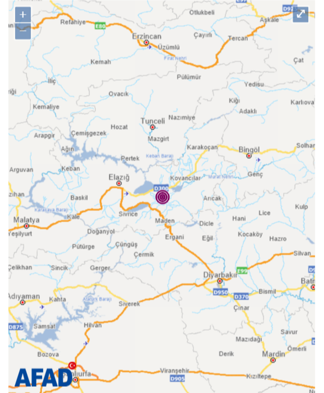 Elazığ'ın Maden ilçesinde peş peşe depremler - Resim: 0