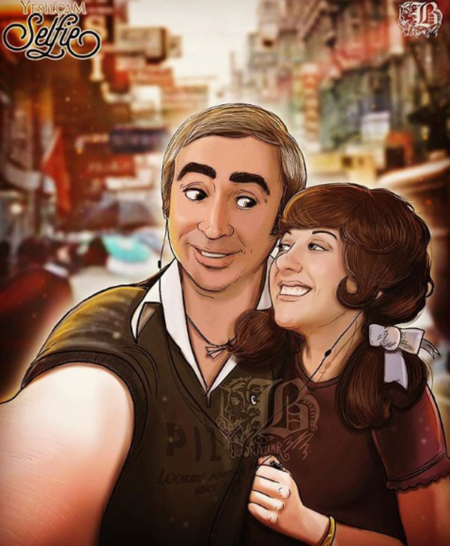 Cüneyt Arkın, Tarık Akan, Kemal Sunal... İşte Yeşilçam selfie serisi - Resim: 4