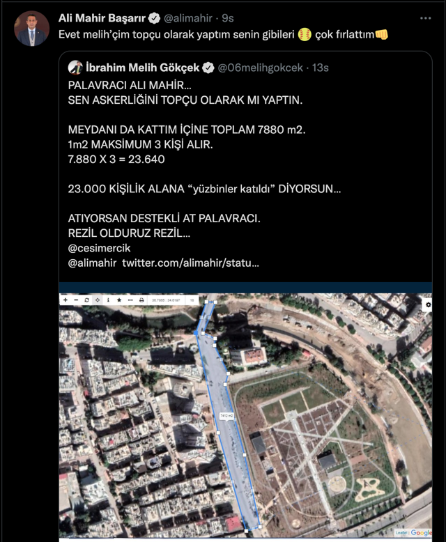 Melih Gökçek ve CHP'li Ali Mahir başarır arasında 'bel altı' muhabbet! - Resim: 0