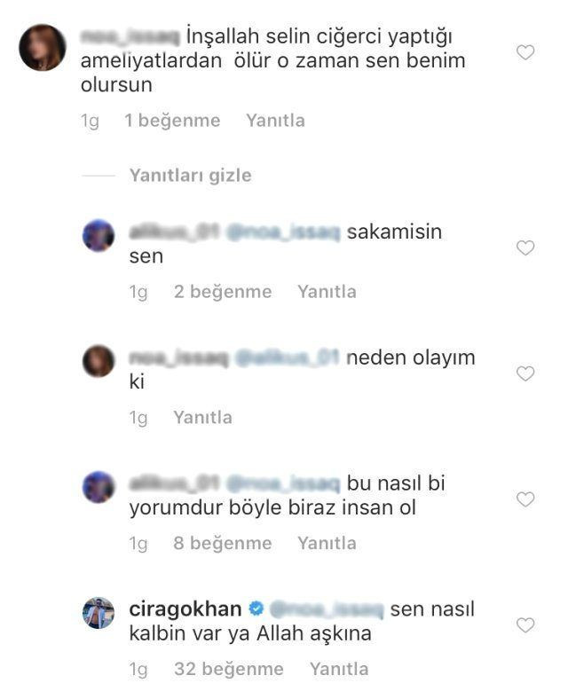Gökhan Çıra sevgilisi Selin Ciğerci için gelen yoruma ateş püskürdü! - Resim: 4