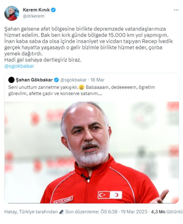 Şahan Gökbakar’dan Kızılay Başkanı Kınık'a ‘Recep İvedik’ yanıtı: Onurlu ol, istifa et! - Resim: 1