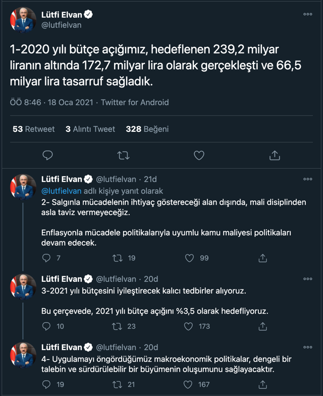 Hazine ve Maliye Bakanı Lütfi Elvan'dan flaş bütçe açıklaması 66,5 milyar lira tasarruf sağladık - Resim: 0
