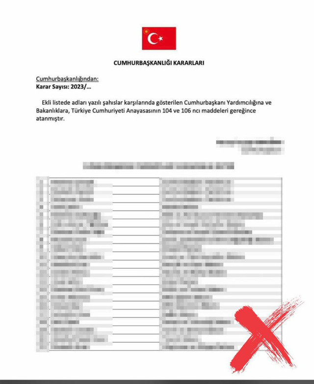 Birçok isim konuşuluyor! İletişim Başkanlığı'ndan 'kabine listeleri'ne ilişkin açıklama - Resim: 0