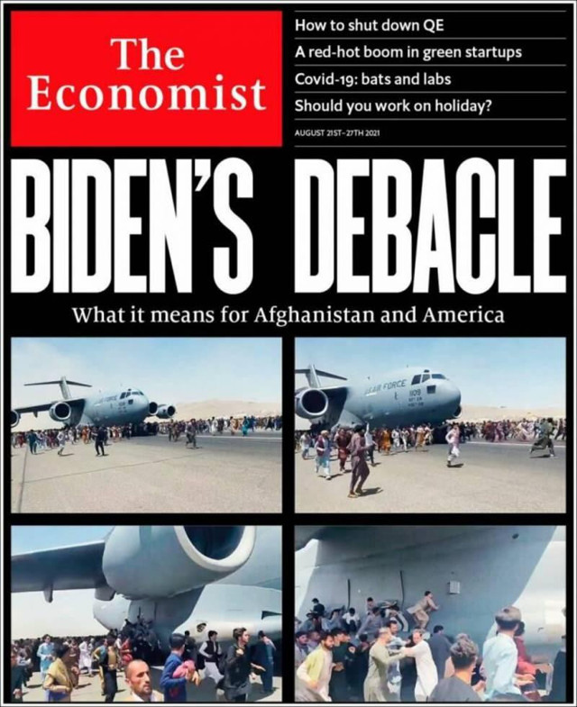 The Economist'ten çok konuşulacak Afganistan kapağı: Biden'in çöküşü - Resim: 0