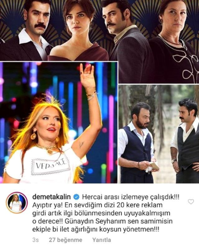 Demet Akalın Bir Zamanlar Çukurova dizisini şikayet etti! 'Ayıptır ya!' - Resim: 3